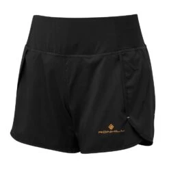 RONHILL Tech Revive Womens Running Shorts Black/Spice