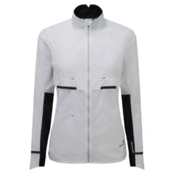 RONHILL Tech Tornado Womens Windproof Running Jacket Bright White/Black