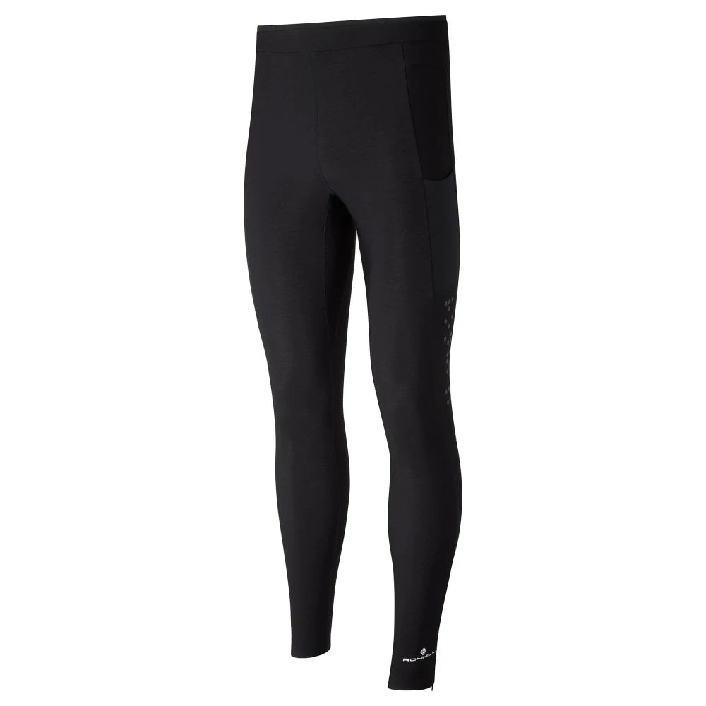 RONHILL Tech Winter Mens Thermal Running Tights All Black 3 RONHILL Tech Winter Mens Thermal Running Tights All Black