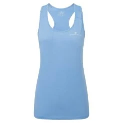 RONHILL Womens Core Vest Cornflower Blue/Bright White